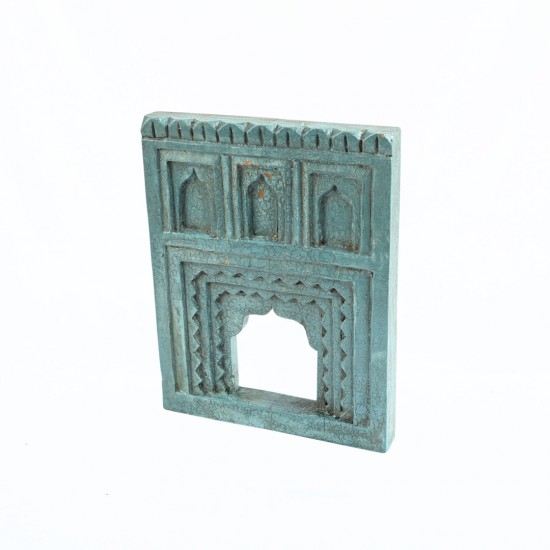 Timeless Jharokha Frame with Archs - Blue