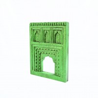 Timeless Jharokha Frame with Archs - Green