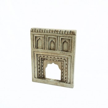 Timeless Jharokha Frame with Archs - Grey