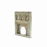 Timeless Jharokha Frame with Archs - Grey