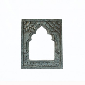 Timeless Blue Jharokha Wooden Wall Frame