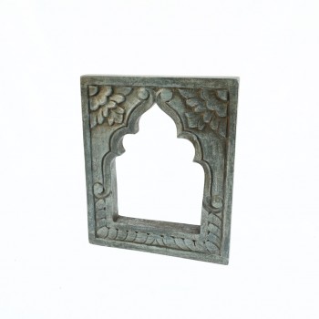 Timeless Blue Jharokha Wooden Wall Frame