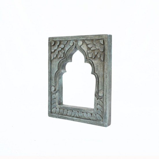 Timeless Blue Jharokha Wooden Wall Frame