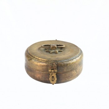 Timeless Antique Brass Chapati Box