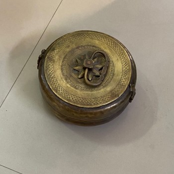 Timeless Antique Brass Chapati Box