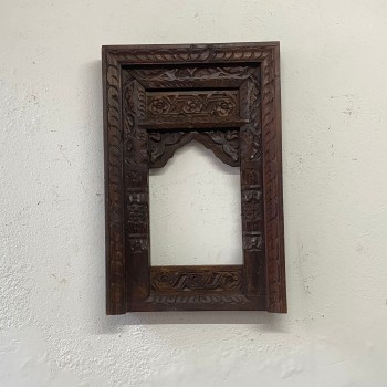 Vintage Wooden Hand carved Jharokha Frame