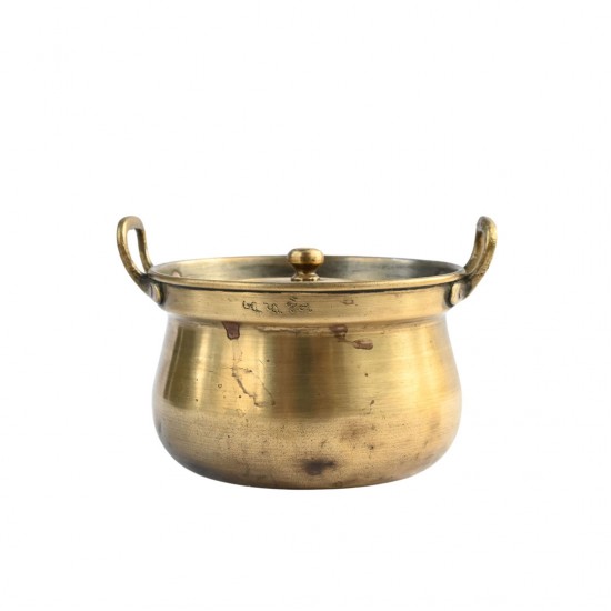 Traditional Handcrafted Brass Handi - Large