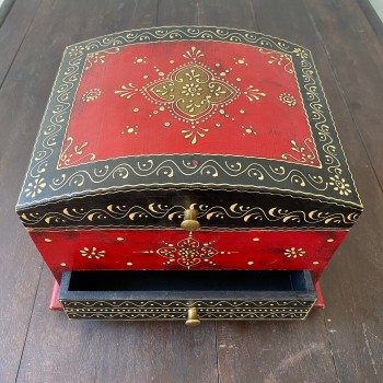 Hand painted jewellery box and Organizer