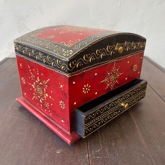 Hand painted jewellery box and Organizer