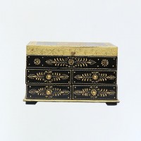 Traditional Hand painted jewellery box with Drawer