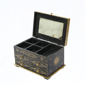 Traditional Hand painted jewellery box with Drawer