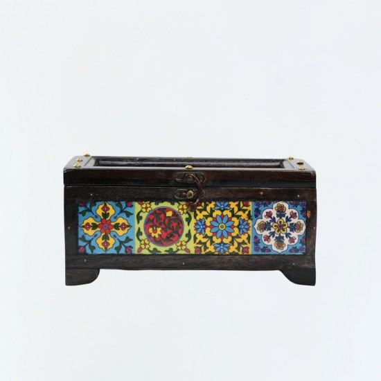 Traditional Tile Art tissue paper holder