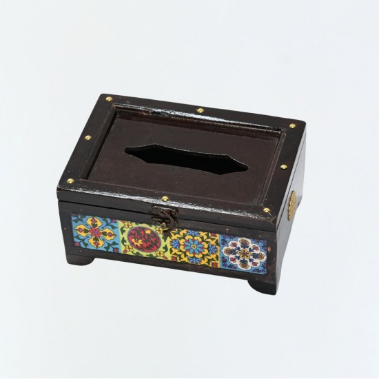 Traditional Tile Art tissue paper holder