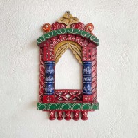 Traditional Painted Jharokha - 16 Inches