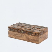 Wooden Bark Box -Small