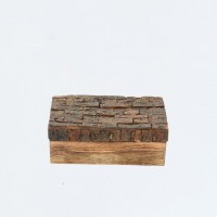 Wooden Bark Box - Medium