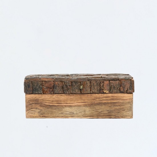 Wooden Bark Box - Medium