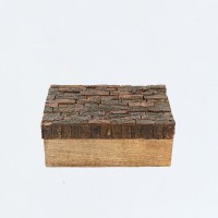 Wooden Bark Box - large