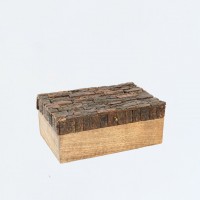 Wooden Bark Box - large