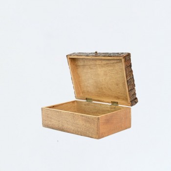 Wooden Bark Box - large