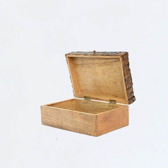 Wooden Bark Box - large