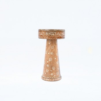 Hand painted Wooden Candle Stand