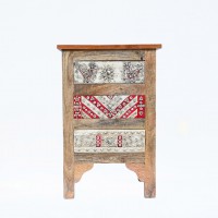 Traditional Hand Work Wooden Chest of Drawers