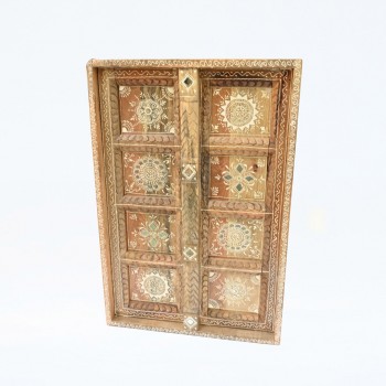 Door Shaped Wooden Wall Panel with Hand Work   