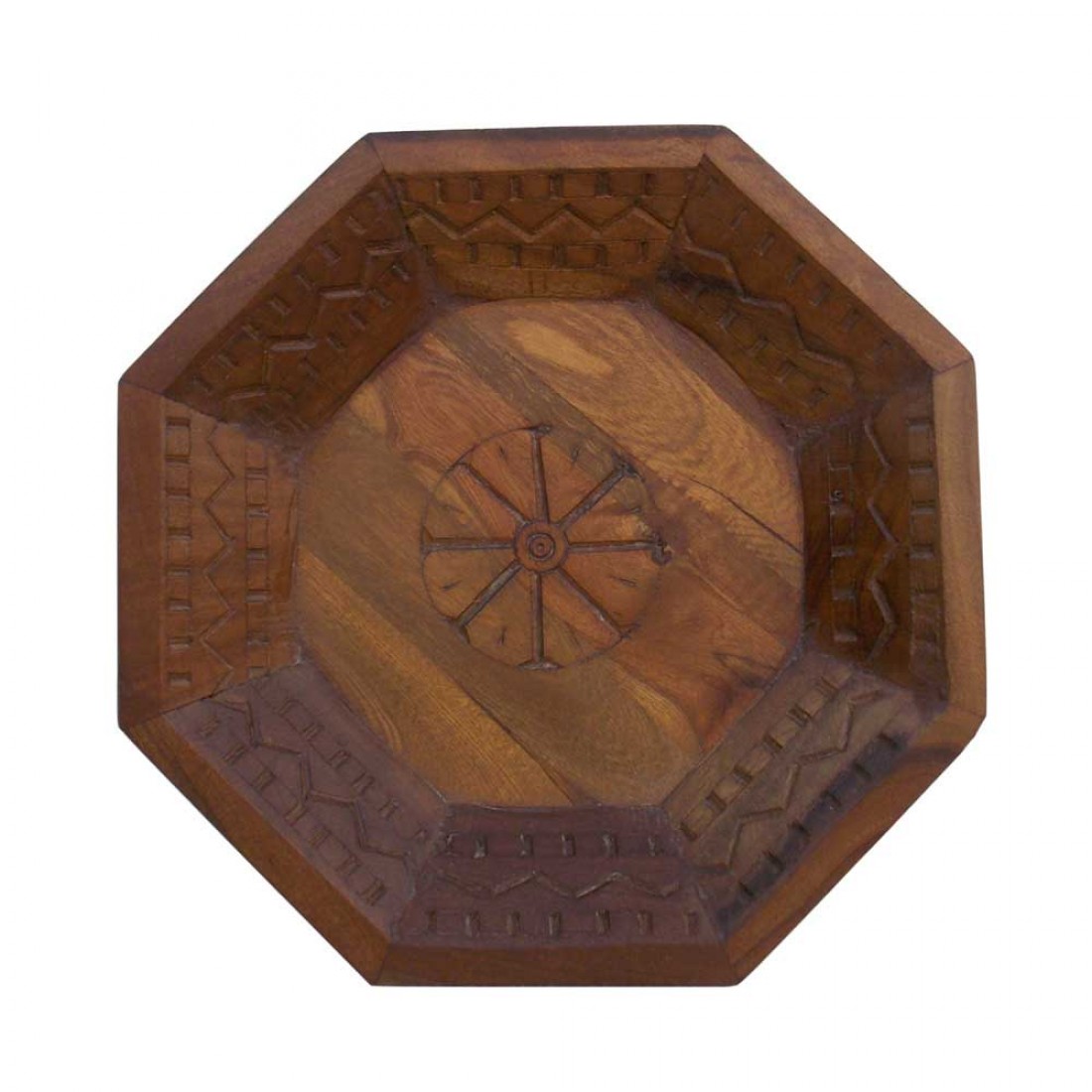 Handcrafted Wooden Octagonal Tray