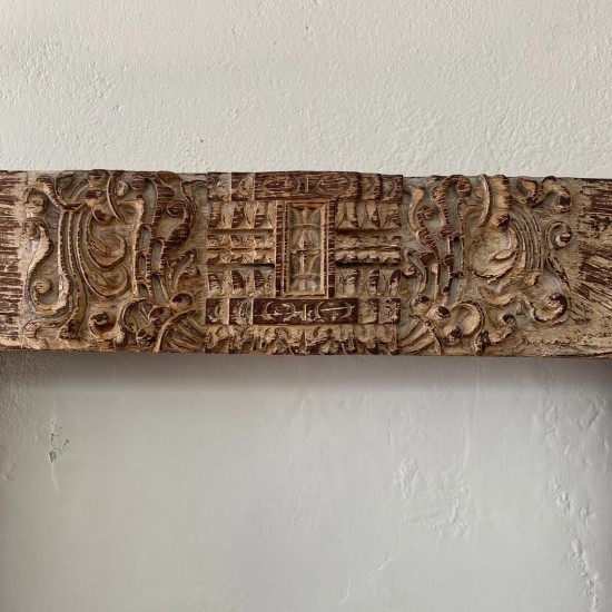 Hand Carved Wooden Vintage Wall Frame 