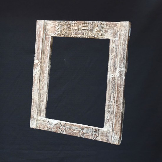 Hand Carved Wooden Vintage Wall Frame 