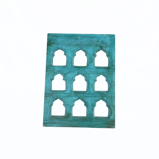 Traditonal nine window frame - Distressed Blue