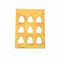 Traditonal nine window frame - Distressed Yellow