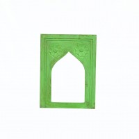 Traditonal Floral window frame - Green