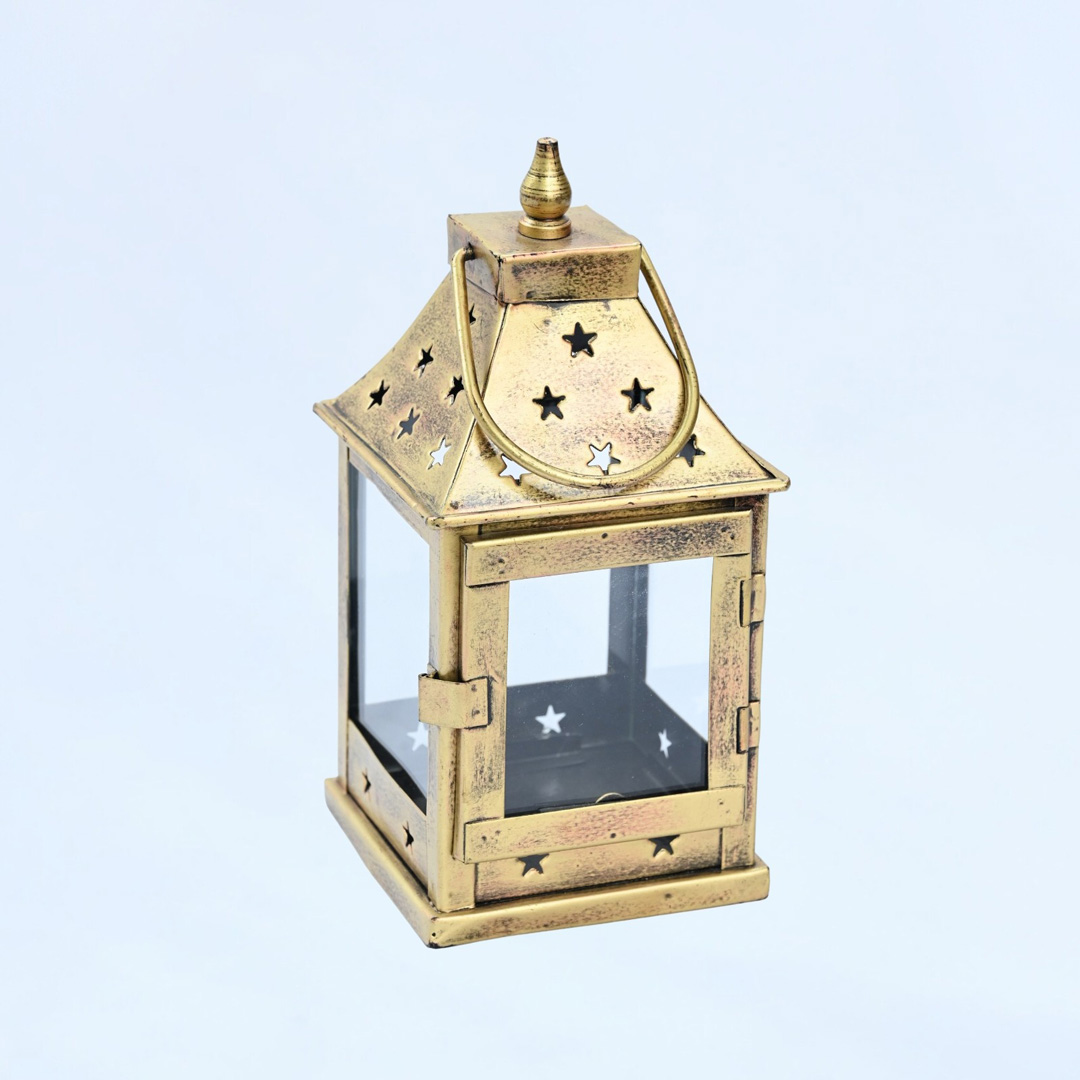 Glass Lantern 10"