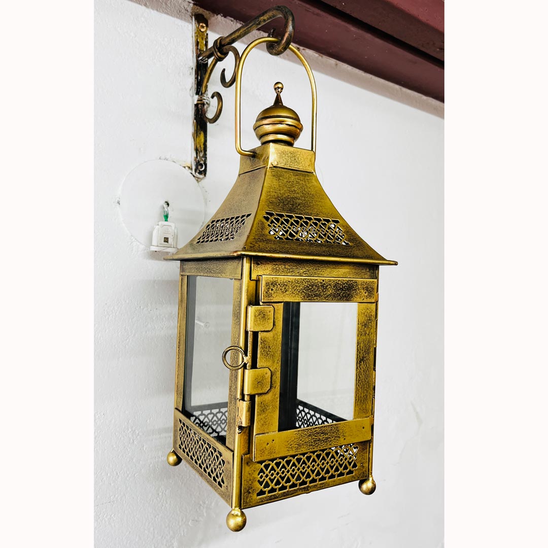 Glass Lantern 15"